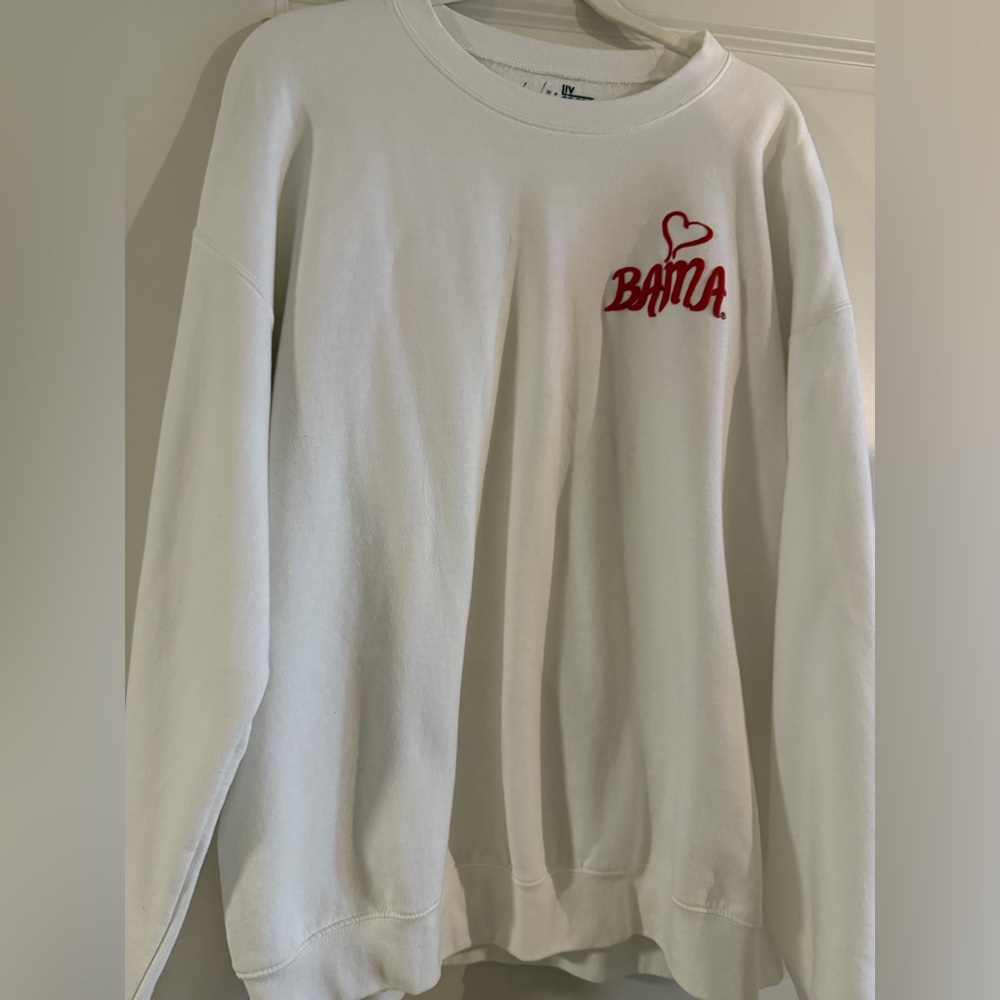 BAMA White Sweatshirt